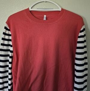 Southern Tide | Color Block Stripe Fireside Cashmere Blend Sweater Size XL